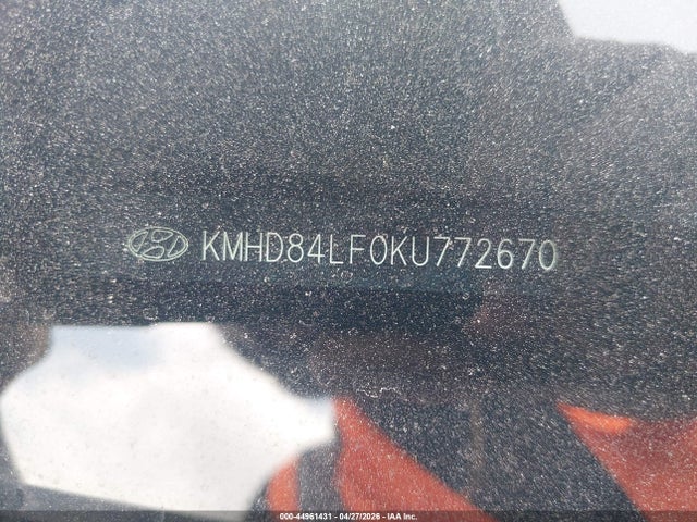 Aukcja sprzedaży 2019 Hyundai Elantra Sel, vin: KMHD84LF0KU772670, numer aukcji: 44961431