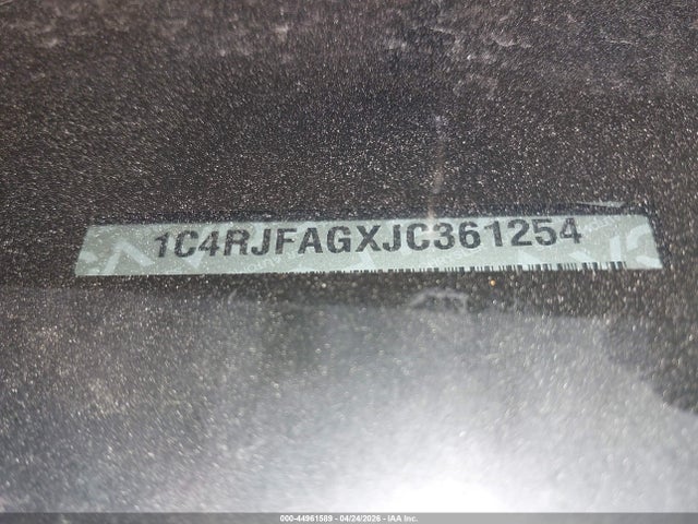 Продаж на аукціоні авто 2018 Jeep Grand Cherokee Upland 4x4, vin: 1C4RJFAGXJC361254, номер лоту: 44961589