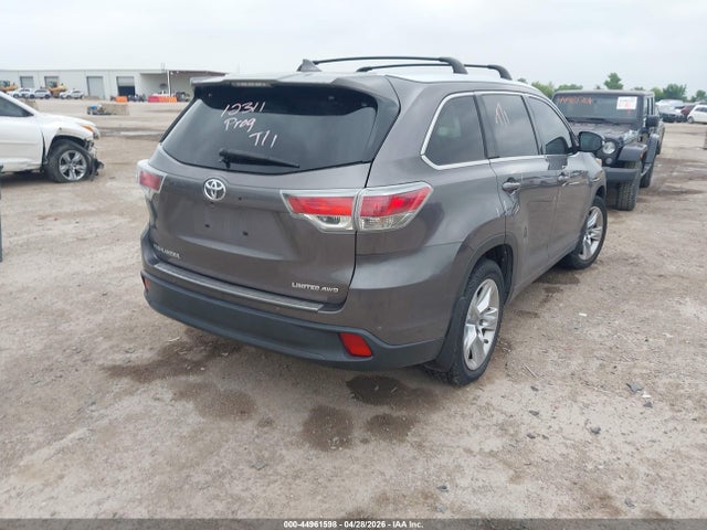 Aukcja sprzedaży 2016 Toyota Highlander Limited V6, vin: 5TDDKRFH4GS339378, numer aukcji: 44961598
