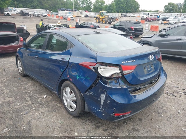 Продаж на аукціоні авто 2016 Hyundai Elantra Se, vin: KMHDH4AEXGU545973, номер лоту: 44961816