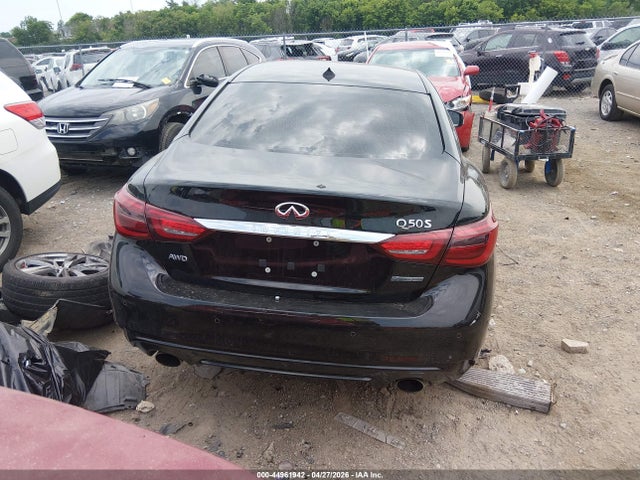 44961942 :رقم المزاد ، JN1EV7AR5KM590949 vin ، 2019 Infiniti Q50 3.0t Signature Edition مزاد بيع