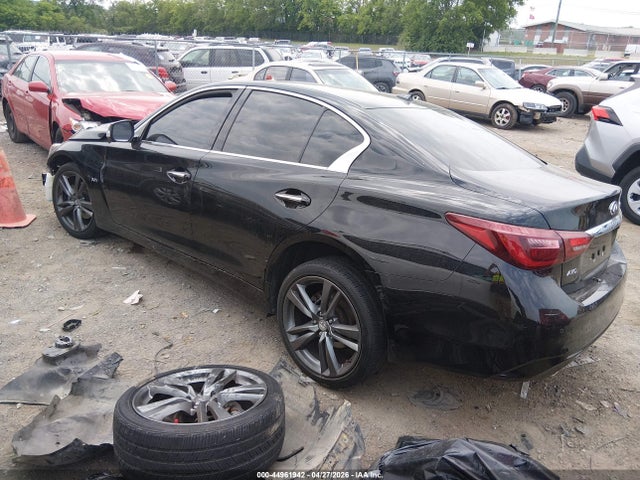 44961942 :رقم المزاد ، JN1EV7AR5KM590949 vin ، 2019 Infiniti Q50 3.0t Signature Edition مزاد بيع