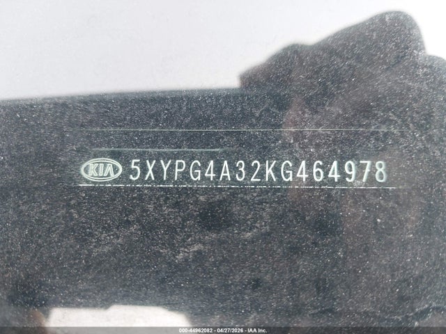 5XYPG4A32KG464978 KIA Sorento 2.4l Lx