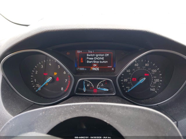 44962191 :رقم المزاد ، 1FADP3N27GL377142 vin ، 2016 Ford Focus Titanium مزاد بيع