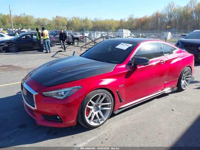 44962394 :رقم المزاد ، JN1FV7ELXJM630368 vin ، 2018 Infiniti Q60 3.0t Red Sport 400 مزاد بيع
