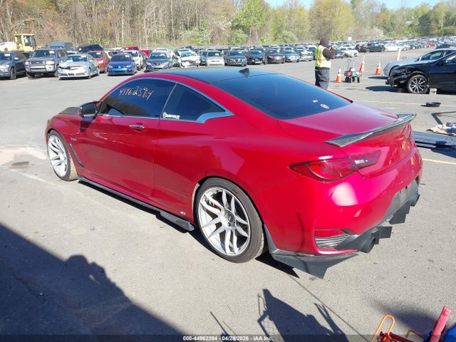 44962394 :رقم المزاد ، JN1FV7ELXJM630368 vin ، 2018 Infiniti Q60 3.0t Red Sport 400 مزاد بيع