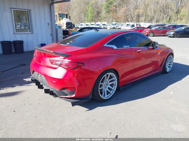44962394 :رقم المزاد ، JN1FV7ELXJM630368 vin ، 2018 Infiniti Q60 3.0t Red Sport 400 مزاد بيع
