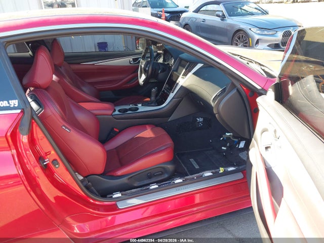 44962394 :رقم المزاد ، JN1FV7ELXJM630368 vin ، 2018 Infiniti Q60 3.0t Red Sport 400 مزاد بيع