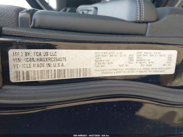 Продажа на аукционе авто 2024 Jeep Grand Cherokee Altitude X 4x4, vin: 1C4RJHAGXRC264076, номер лота: 44962521