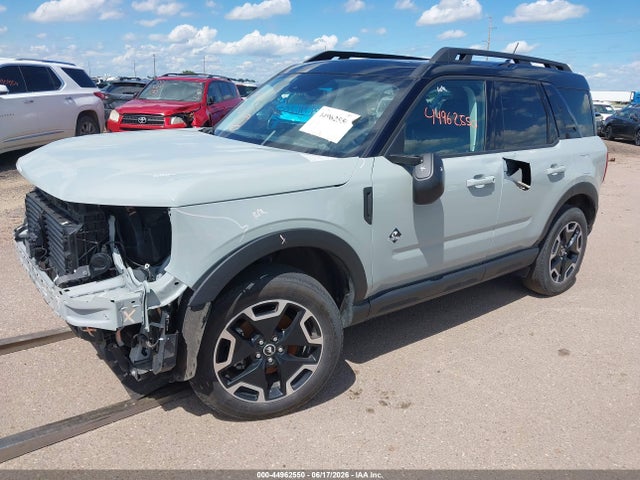 Aukcja sprzedaży 2023 Ford Bronco Sport Outer Banks, vin: 3FMCR9C64PRD68825, numer aukcji: 44962550