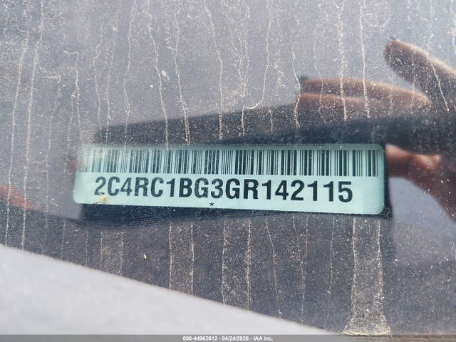 Aukcja sprzedaży 2016 Chrysler Town & Country Touring, vin: 2C4RC1BG3GR142115, numer aukcji: 44962612
