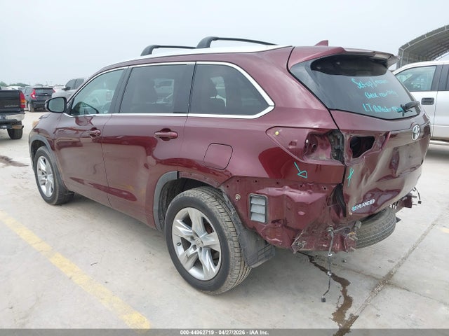 Aukcja sprzedaży 2015 Toyota Highlander Limited V6, vin: 5TDDKRFH0FS141797, numer aukcji: 44962719