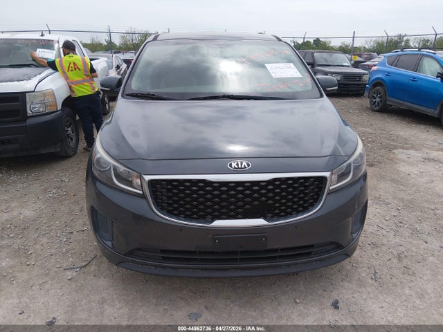 2017 Kia Sedona Lx მანქანა იყიდება აუქციონზე, vin: KNDMB5C19H6283780, აუქციონის ნომერი: 44962736