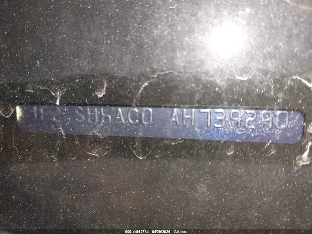 44962784 :رقم المزاد ، JF2SH6AC0AH739290 vin ، 2010 Subaru Forester 2.5x مزاد بيع