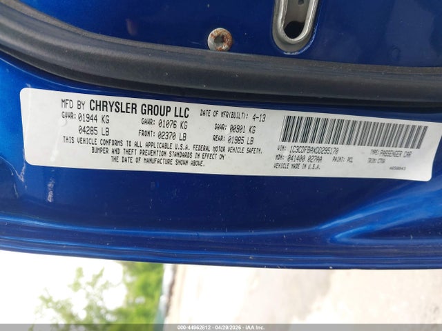 Продаж на аукціоні авто 2013 Dodge Dart Sxt/rallye, vin: 1C3CDFBAXDD295170, номер лоту: 44962812