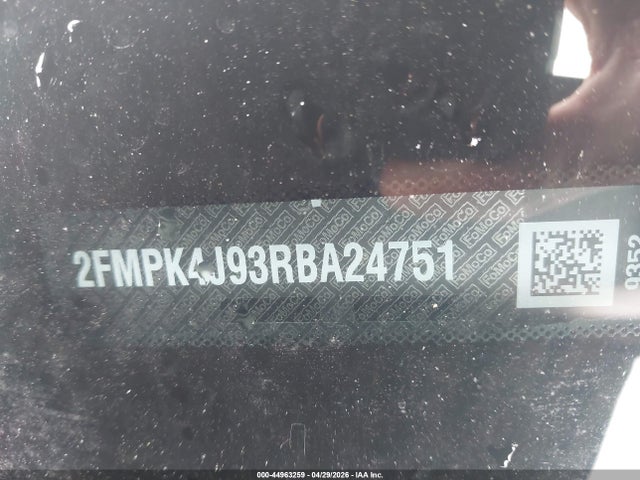 44963259 :رقم المزاد ، 2FMPK4J93RBA24751 vin ، 2024 Ford Edge Sel مزاد بيع