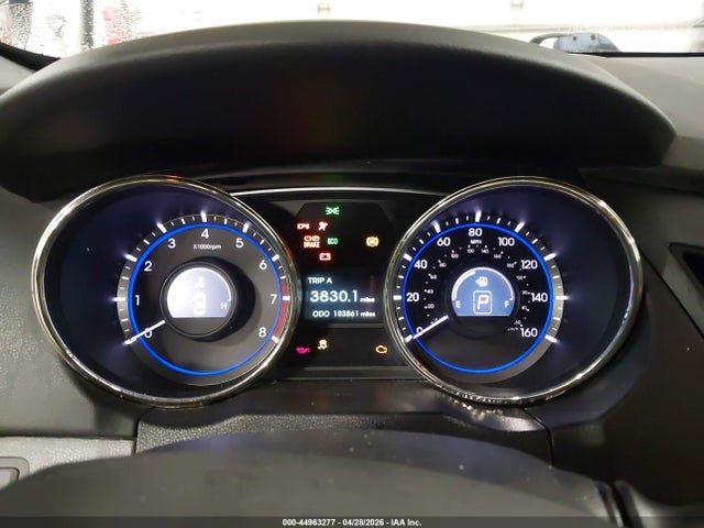 2013 Hyundai Sonata Gls მანქანა იყიდება აუქციონზე, vin: 5NPEB4AC8DH510072, აუქციონის ნომერი: 44963277