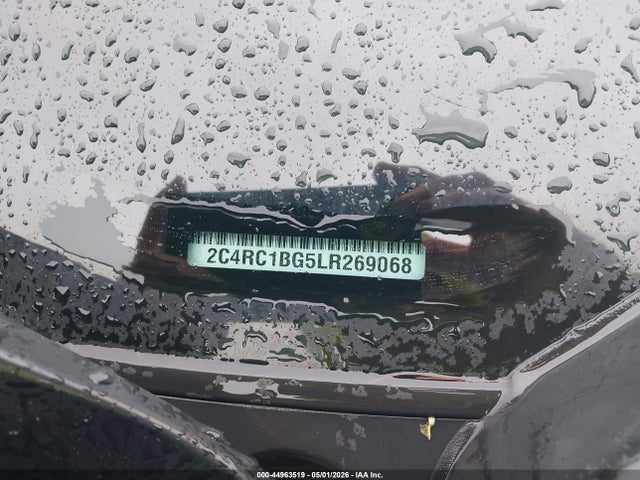 Продаж на аукціоні авто 2020 Chrysler Pacifica Touring L, vin: 2C4RC1BG5LR269068, номер лоту: 44963519