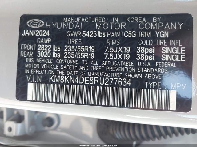 Hyundai Ioniq 5 Sel 2024 KM8KN4DE8RU277634 Image 9