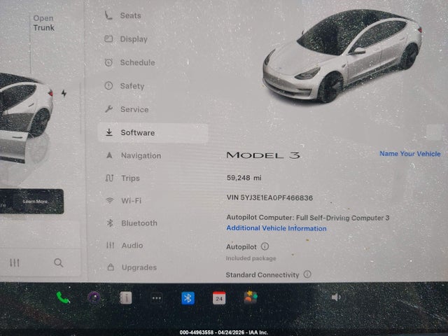 5YJ3E1EA0PF466836 Tesla Model 3 Rear-wheel Drive