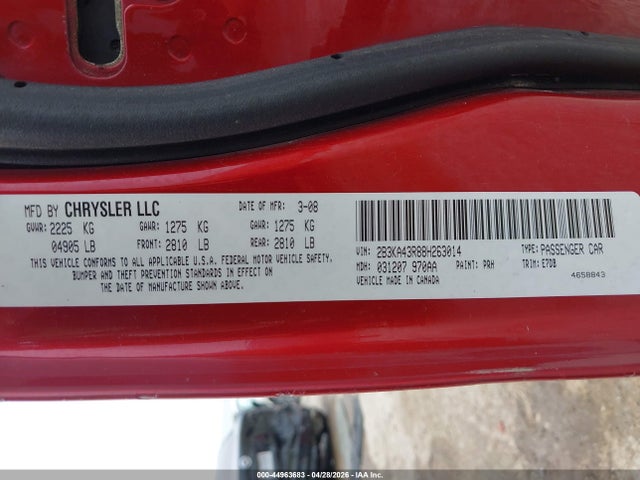 Aukcja sprzedaży 2008 Dodge Charger, vin: 2B3KA43R88H263014, numer aukcji: 44963683