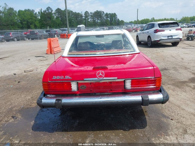 Продаж на аукціоні авто 1988 Mercedes-benz 560 Sl, vin: WDBBA48D0JA091480, номер лоту: 44963870