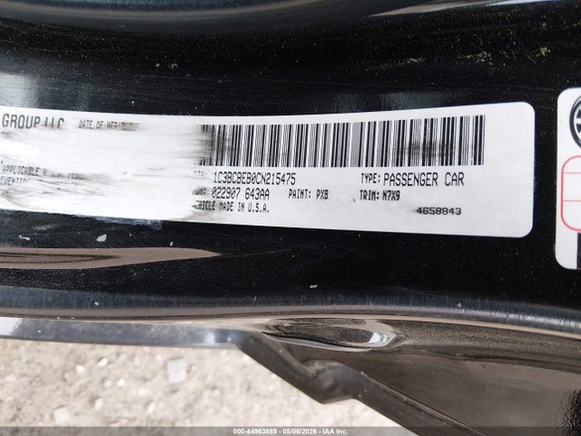 Продажа на аукционе авто 2012 Chrysler 200 Touring, vin: 1C3BCBEB0CN215475, номер лота: 44963889