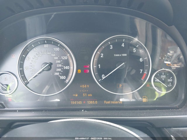 2011 Bmw 535i მანქანა იყიდება აუქციონზე, vin: WBAFR7C50BC603786, აუქციონის ნომერი: 44964137