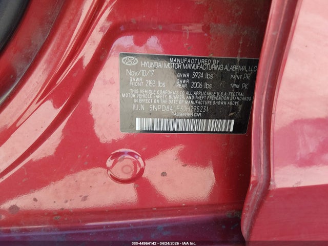 Hyundai ELANTRA SEL 2018 5NPD84LF3JH295231 Image 9
