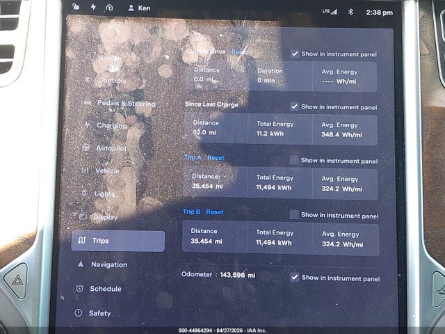 Продаж на аукціоні авто 2016 Tesla Model S 60/70/75/85, vin: 5YJSA1E16GF154821, номер лоту: 44964294