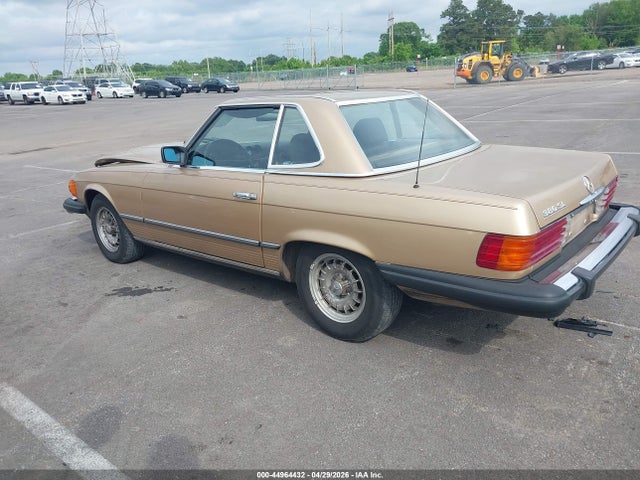 1984 Mercedes-benz 380 Sl მანქანა იყიდება აუქციონზე, vin: WDBBA45A9EA003719, აუქციონის ნომერი: 44964432