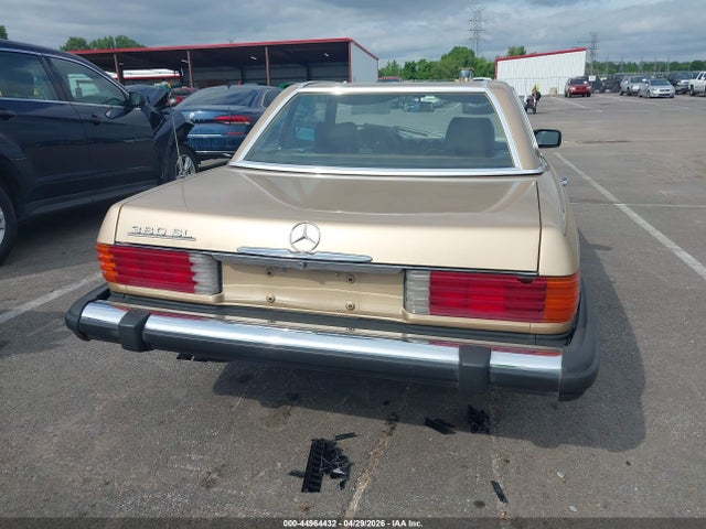 1984 Mercedes-benz 380 Sl მანქანა იყიდება აუქციონზე, vin: WDBBA45A9EA003719, აუქციონის ნომერი: 44964432