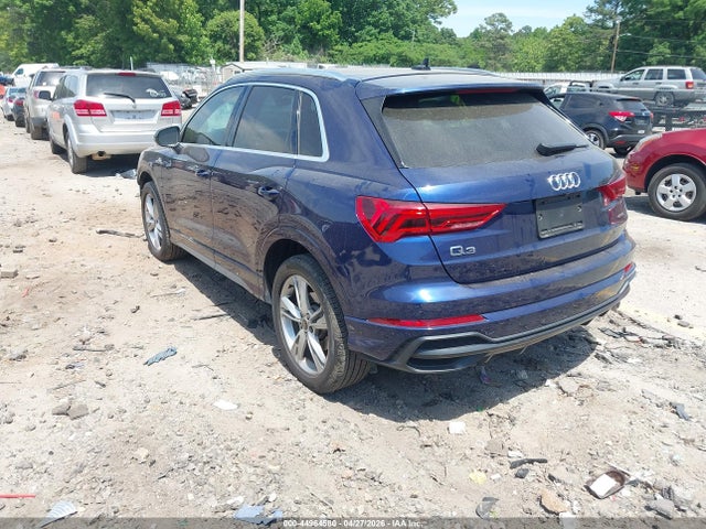 44964580 :رقم المزاد ، WA1DECF37M1023968 vin ، 2021 Audi Q3 Premium 45 Tfsi S Line Quattro Tiptronic مزاد بيع