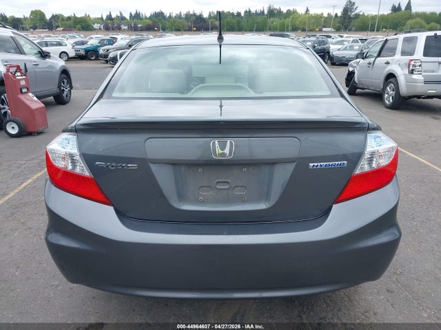 Aukcja sprzedaży 2012 Honda Civic Hybrid, vin: JHMFB4F3XCS008305, numer aukcji: 44964607