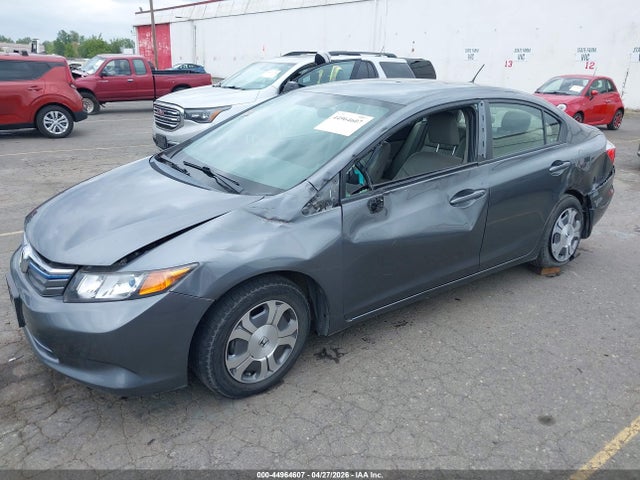 Aukcja sprzedaży 2012 Honda Civic Hybrid, vin: JHMFB4F3XCS008305, numer aukcji: 44964607