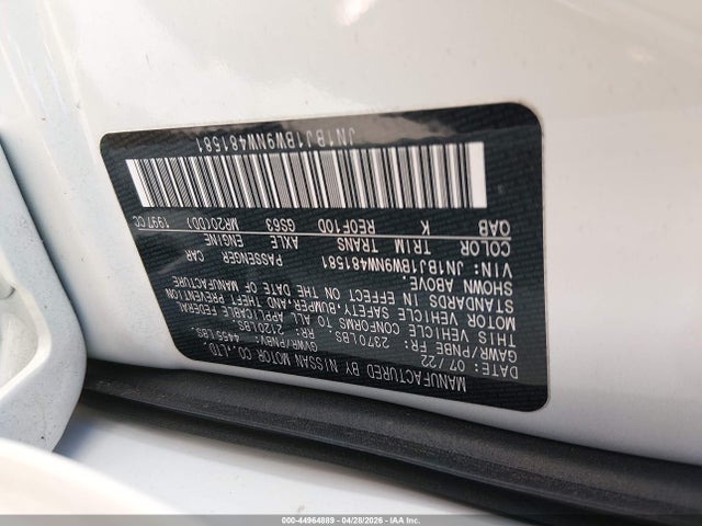 2022 Nissan Rogue Sport Sv Awd Xtronic Cvt მანქანა იყიდება აუქციონზე, vin: JN1BJ1BW9NW481581, აუქციონის ნომერი: 44964889