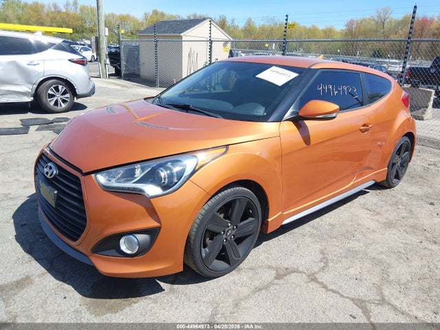 2015 Hyundai Veloster Turbo მანქანა იყიდება აუქციონზე, vin: KMHTC6AE8FU228326, აუქციონის ნომერი: 44964973