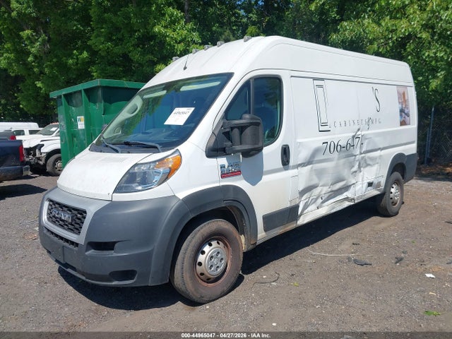 Продаж на аукціоні авто 2021 Ram Promaster 2500 High Roof 159 Wb, vin: 3C6LRVDG7ME554230, номер лоту: 44965047