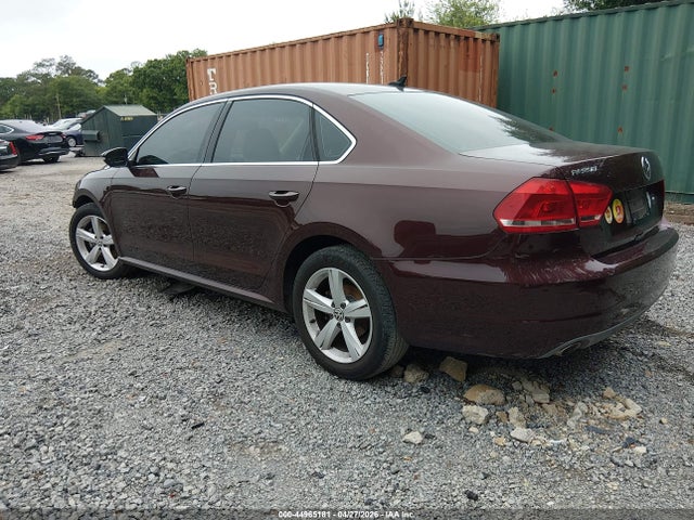 44965181 :رقم المزاد ، 1VWBN7A35CC096106 vin ، 2012 Volkswagen Passat 2.0l Tdi Se مزاد بيع