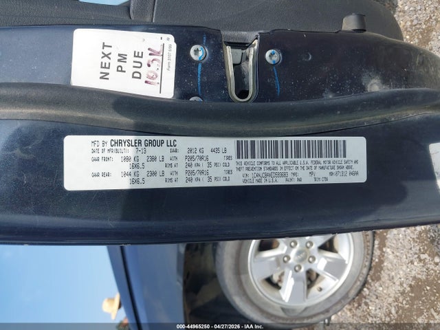 2014 Jeep Compass Sport მანქანა იყიდება აუქციონზე, vin: 1C4NJCBAXED593683, აუქციონის ნომერი: 44965250