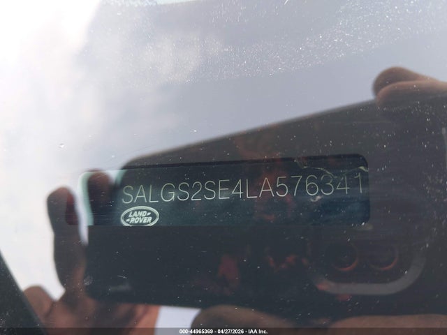 2020 Land Rover Range Rover P525 Hse მანქანა იყიდება აუქციონზე, vin: SALGS2SE4LA576341, აუქციონის ნომერი: 44965369