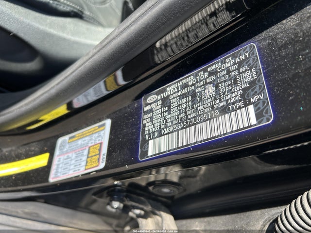 Продажа на аукционе авто 2018 Hyundai Kona Ultimate, vin: KM8K53A57JU095118, номер лота: 44965940