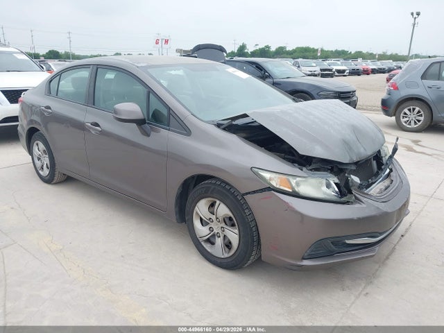 44966160 :رقم المزاد ، 2HGFB2F59DH573646 vin ، 2013 Honda Civic Lx مزاد بيع