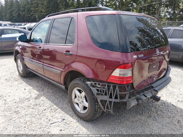 Aukcja sprzedaży 1998 Mercedes-benz Ml 320 Classic, vin: 4JGAB54EXWA012401, numer aukcji: 44966209