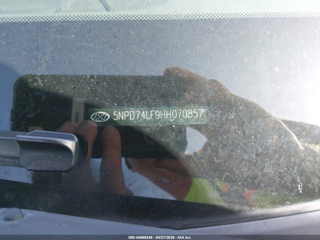 44966346 :رقم المزاد ، 5NPD74LF9HH070857 vin ، 2017 Hyundai Elantra Se مزاد بيع