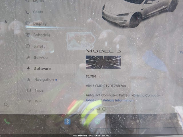 Aukcja sprzedaży 2024 Tesla Model 3 Performance All-wheel Drive, vin: 5YJ3E1ET7RF788748, numer aukcji: 44966375