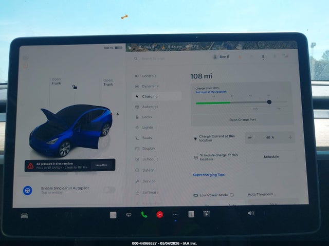 Aukcja sprzedaży 2023 Tesla Model Y Awd/long Range Dual Motor All-wheel Drive, vin: 7SAYGDEE8PA196517, numer aukcji: 44966527