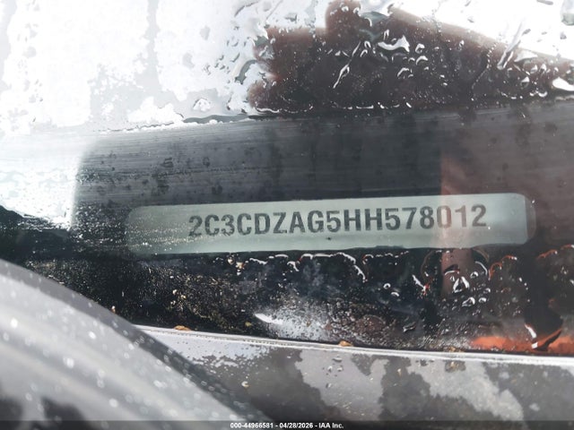 2017 Dodge Challenger Sxt მანქანა იყიდება აუქციონზე, vin: 2C3CDZAG5HH578012, აუქციონის ნომერი: 44966581