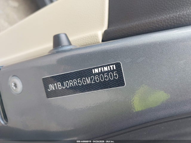 Aukcja sprzedaży 2016 Infiniti Qx50, vin: JN1BJ0RR5GM260505, numer aukcji: 44966916