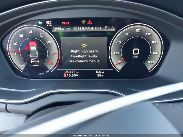 44967651 :رقم المزاد ، WA15AAFY3P2068775 vin ، 2023 Audi Q5 Sportback Premium Plus 45 Tfsi S Line Quattro S Tronic مزاد بيع